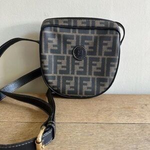 Fendi Zucca FF Spalmati Vintage Crossbody Bag